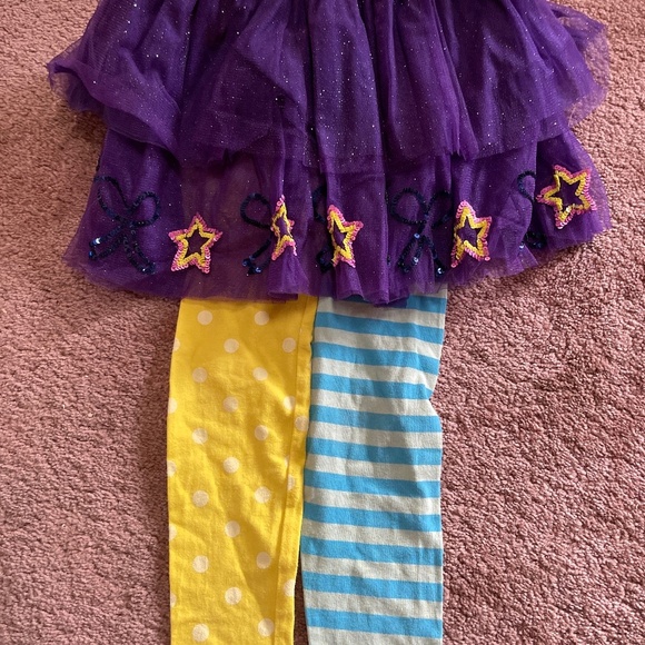 Roberta Roller Rabbit tulle skirt with attached leggings, size 8 - Picture 1 of 1